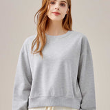 Two Soft Crew Neck Sweatshirt - Heather Grey