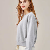 Two Soft Crew Neck Sweatshirt - Heather Grey