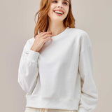 Two Soft Crew Neck Sweatshirt - Ivory