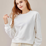 Two Soft Crew Neck Sweatshirt - Ivory