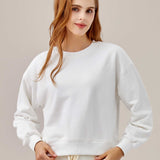 Two Soft Crew Neck Sweatshirt - Ivory