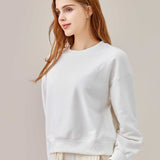 Two Soft Crew Neck Sweatshirt - Ivory