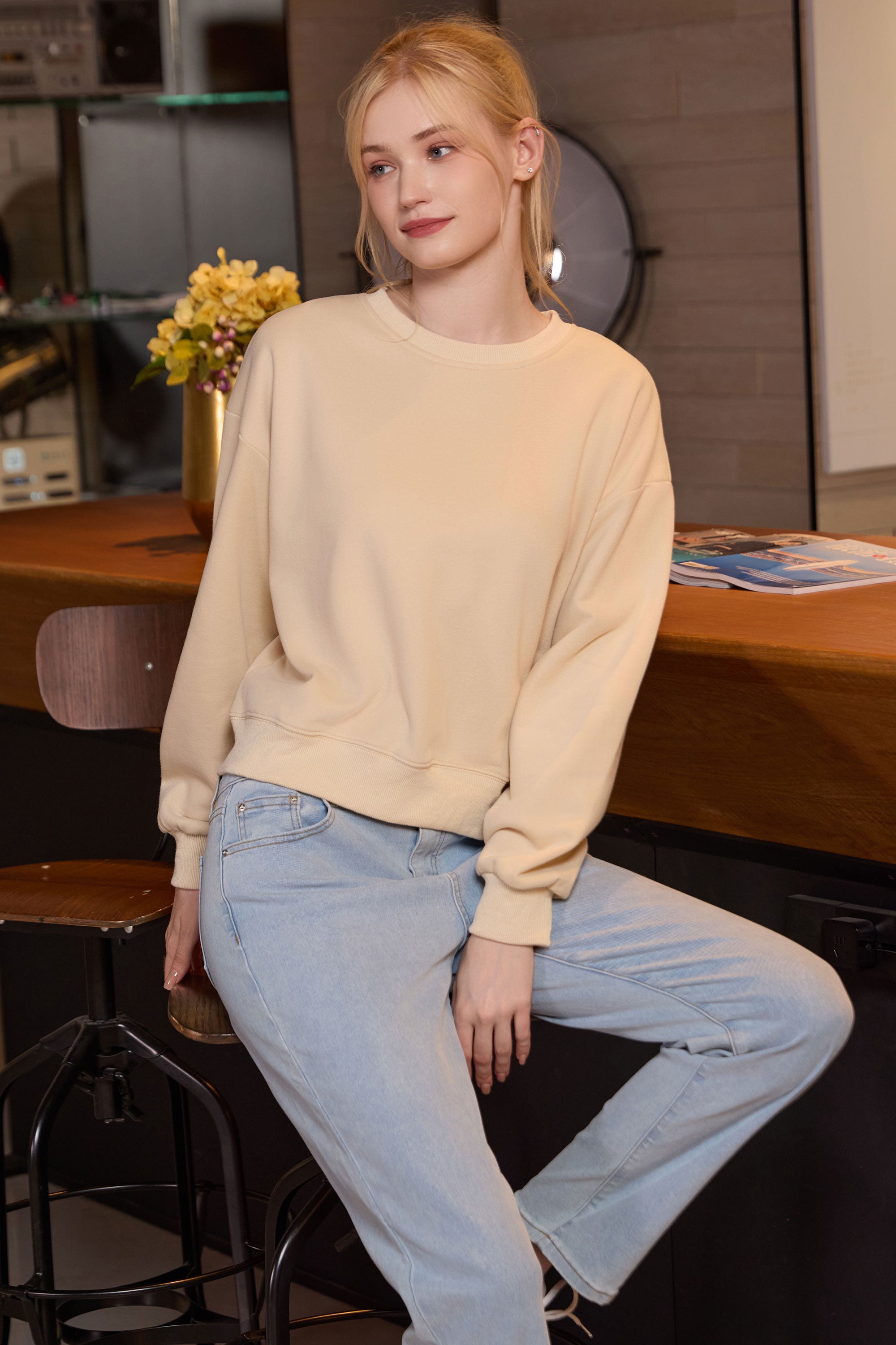 Two Soft Crewneck Sweatshirt