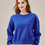 Two Soft Crew Neck Sweatshirt - Royal Blue