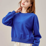 Two Soft Crew Neck Sweatshirt - Royal Blue