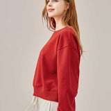 Two Soft Crew Neck Sweatshirt - Maroon