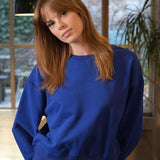 Two Soft Crew Neck Sweatshirt - Royal Blue