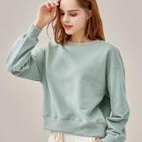 Two Soft Crew Neck Sweatshirt - Sea Green