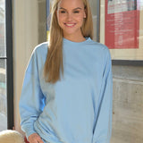 The Cozy Crush Terry Sweatshirt - Blue