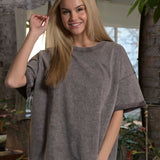 The Effortless Snow Washed Tee - Brown