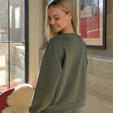 STYBB Crew Neck Sweatshirt - Olive Green