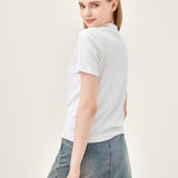 The Lush Touch Mock Neck Top - Ivory