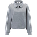 The Easy Zip Pullover - Grey