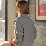 The Easy Zip Pullover - Grey