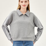 The Easy Zip Pullover - Grey