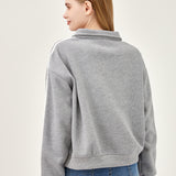 The Easy Zip Pullover - Grey