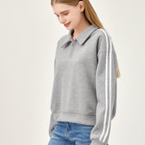 The Easy Zip Pullover - Grey