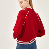 The Ace Polo Sweater - Red White