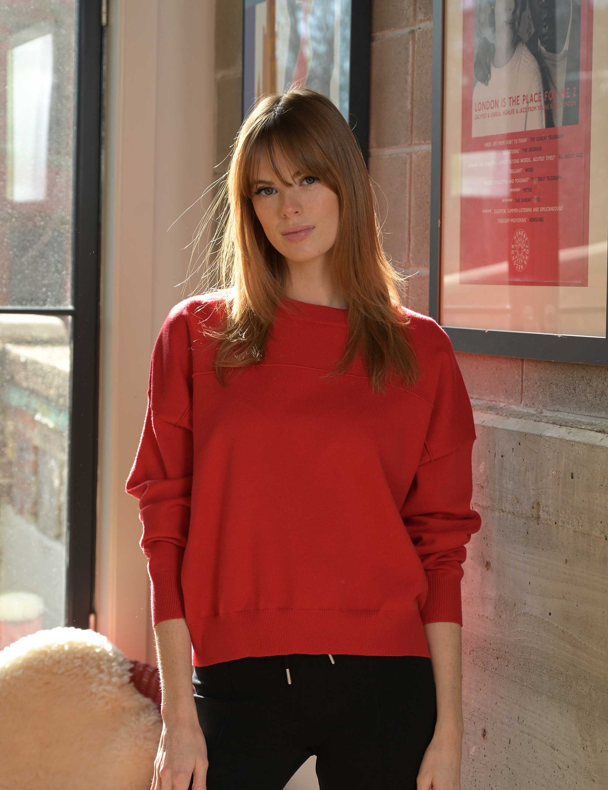 The Luxe Knit Sweater - Red