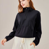 STYBB Slim Quarter Zip - Black