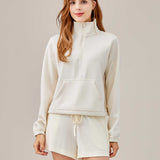 STYBB Slim Quarter Zip - Ivory