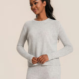 Cashmere soft crew neck sweater