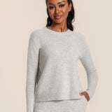 Cashmere soft crew neck sweater