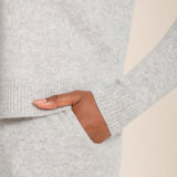Cashmere soft crew neck sweater