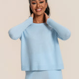 Cashmere soft crew neck sweater