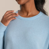 Cashmere soft crew neck sweater