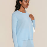 Cashmere soft crew neck sweater