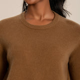 Cashmere soft crew neck sweater