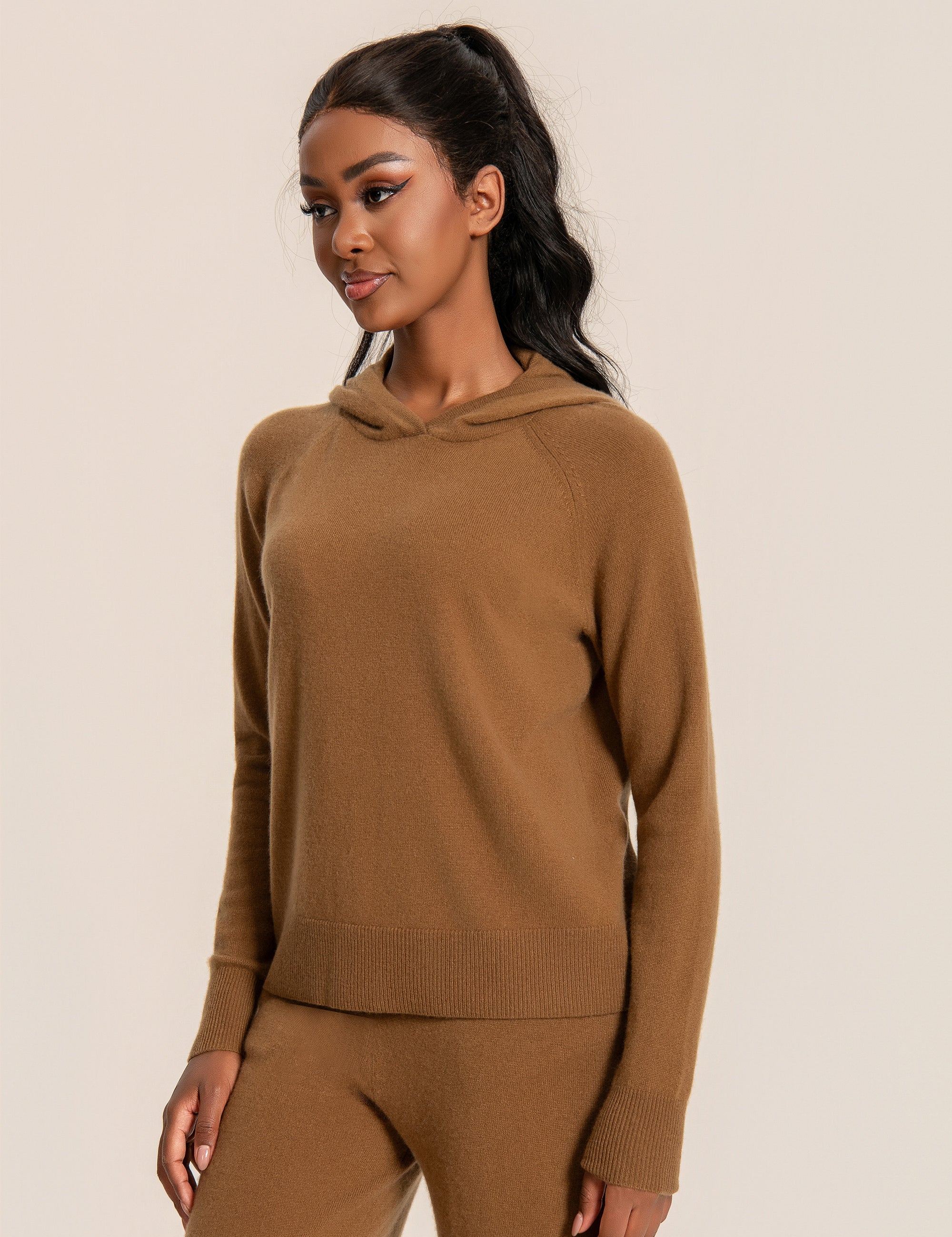 Cashmere soft hoodie