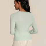 Attached Knit Cami Cardigan