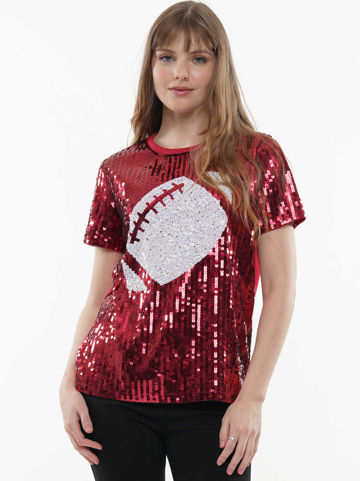 Football Sequin Top