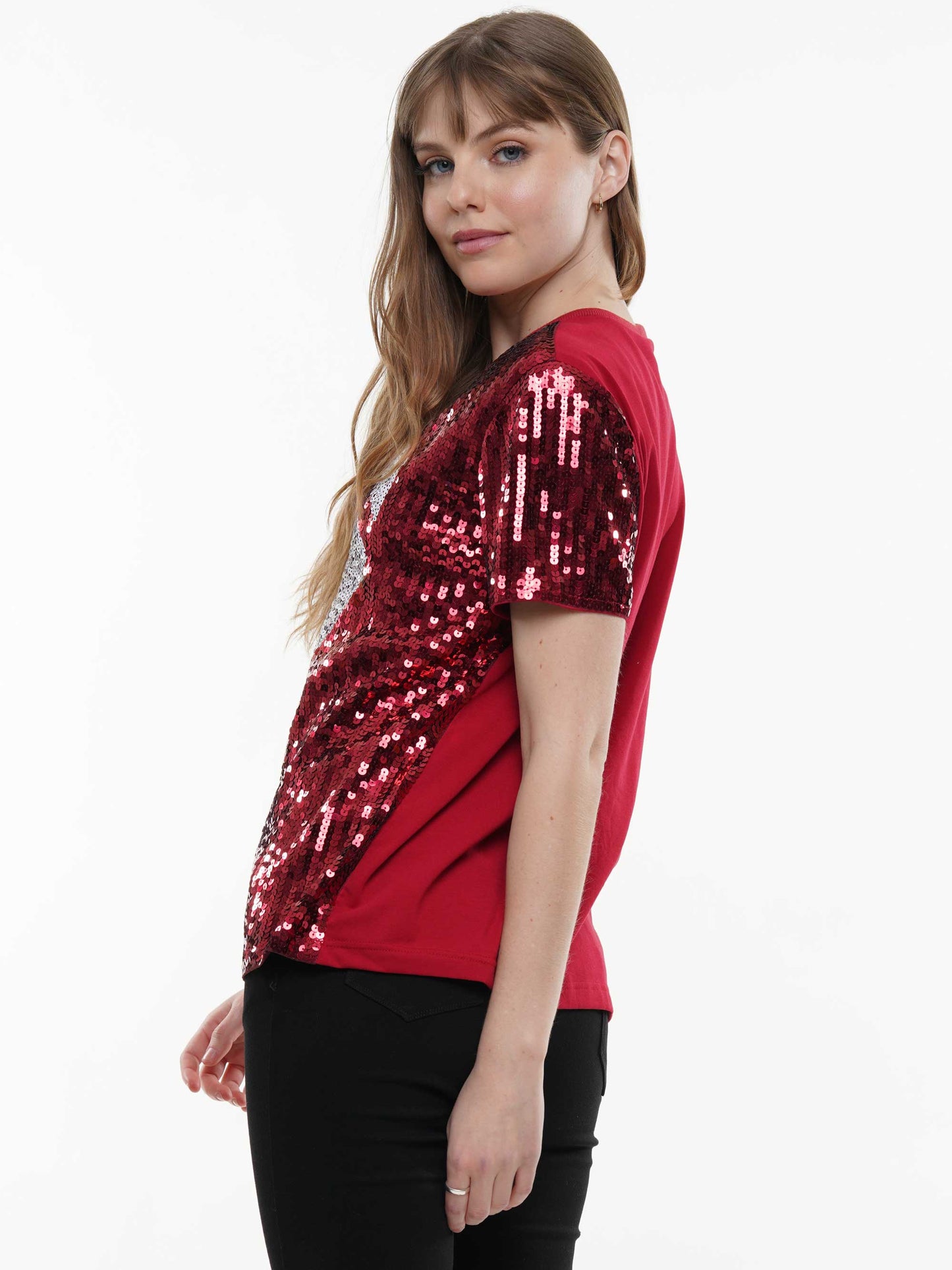 Football Sequin Top