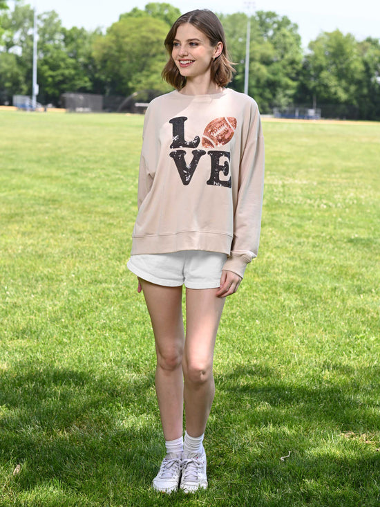 Football Love Long Sleeve Sweatshirt