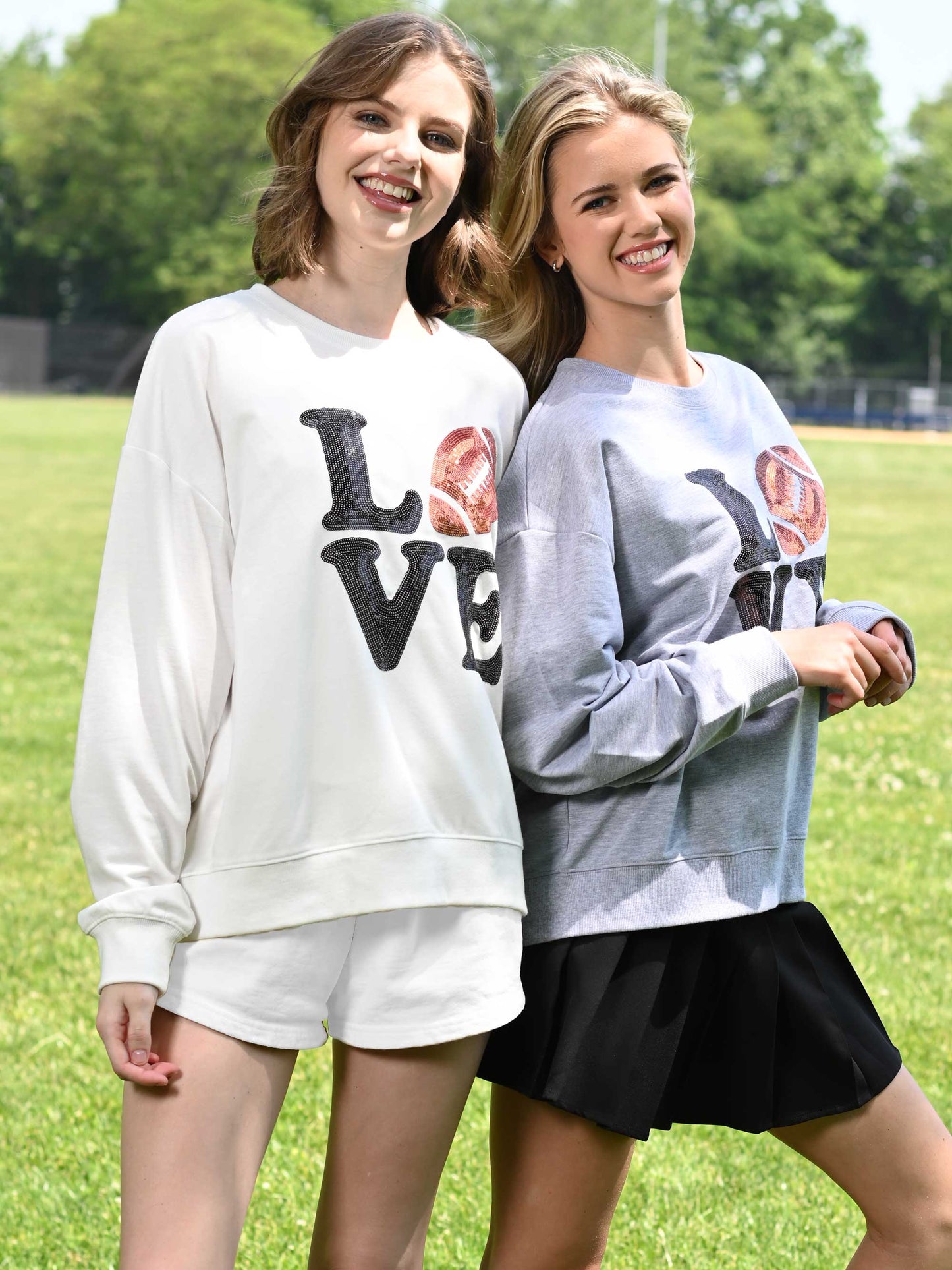 Football Love Long Sleeve Sweatshirt