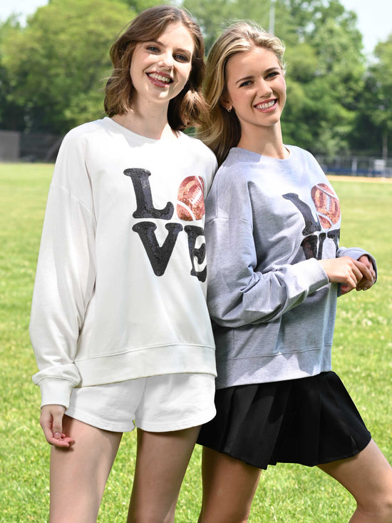 Football Love Long Sleeve Sweatshirt