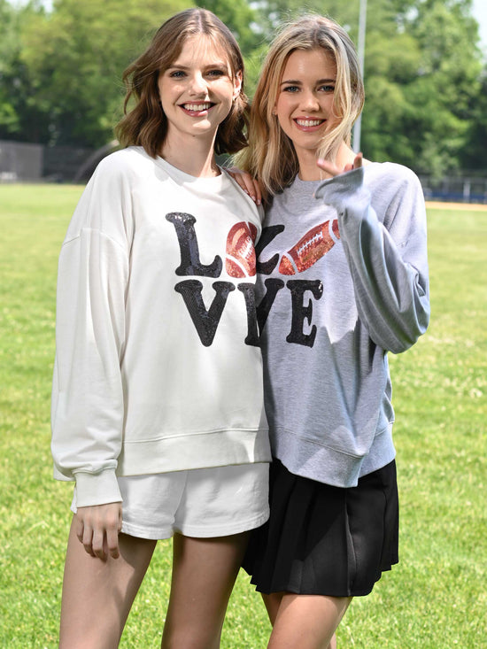 Football Love Long Sleeve Sweatshirt