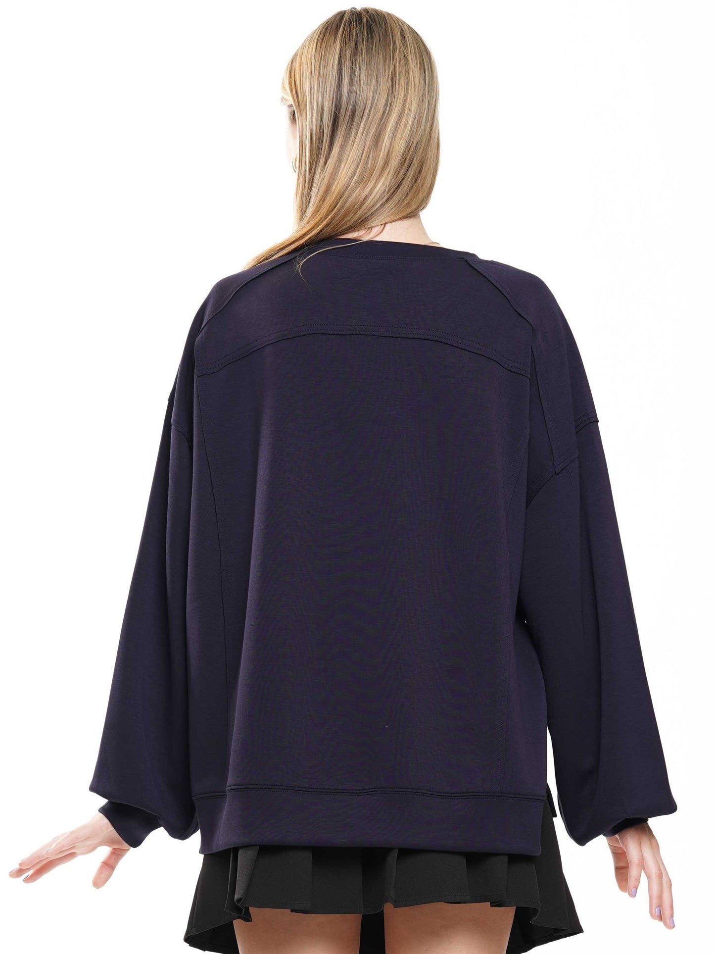 Football Sequin Sweatshirt
