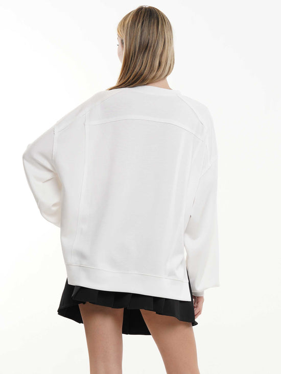 Football Sequin Sweatshirt