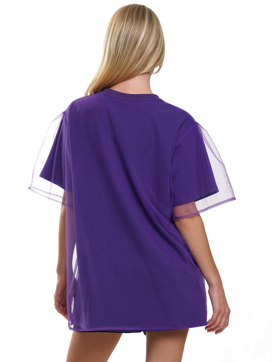 Touch Down Sheer Layered Top