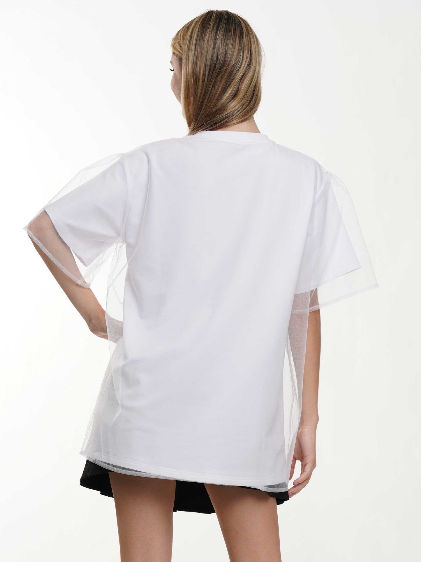 Touch Down Sheer Layered Top
