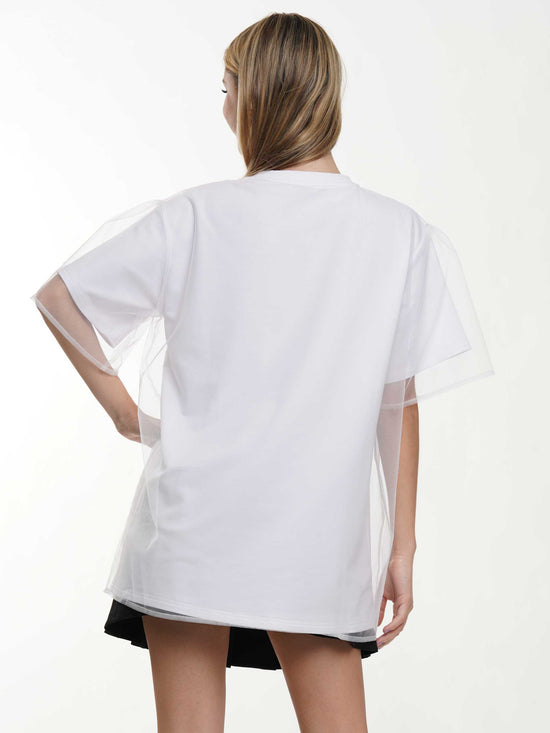 Touch Down Sheer Layered Top