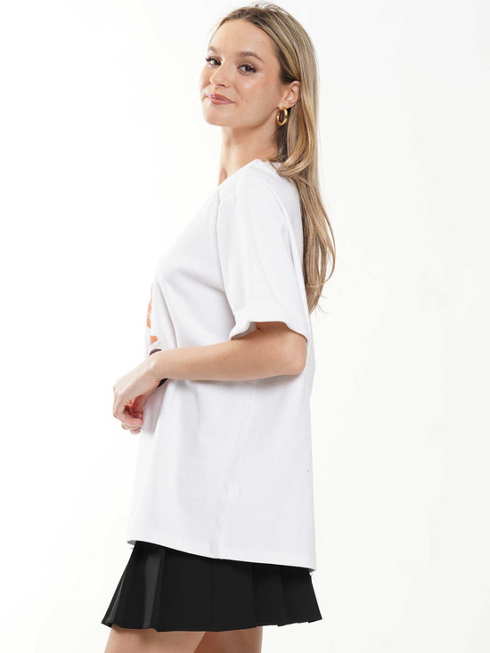Western Boots Football Sequin Tee
